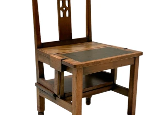 Jac. van den Bosch 't Binnenhuis Art Deco Library Chair or Library Steps, 1916